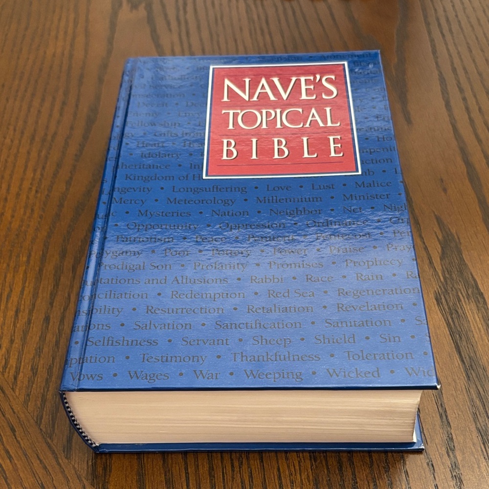 Topical Bible - Blue Hardcover Edition